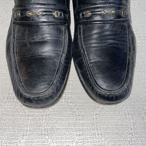 Allen Edmonds Genova Men’s Dress Loafers Size 11 D Black Leather Going Out Party main image 12